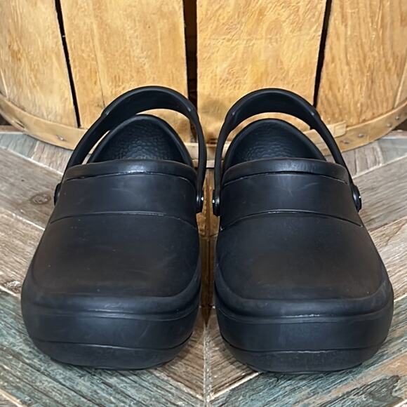 Crocs Mercy Black Slip Resistant Safety Work Mules Clogs Shoes Womens Size 6 - Picture 4 of 12